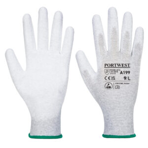 Manusi Antistatice PU Palm XXS R Gri