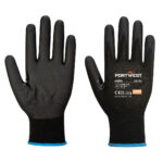 LR12 Manusi Touchscreen PU Pachet 12 XXL R Negru