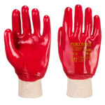 Manusi PVC Knitwrist XXL R Rosu
