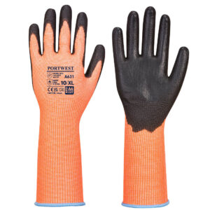 Vis-Tex Cut Glove Manșetă lungă XXXL R Portocaliu/Negru