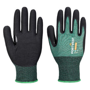 Mănușă de nitril SG Cut B 18 (Pk12) XXXL R Verde/negru