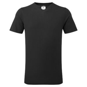 V-Neck bumbac tricou XXXL R Negru