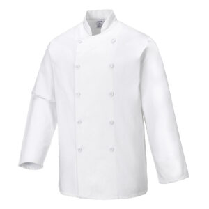 Jacheta Sussex Chefs L/S XXXL R Alb