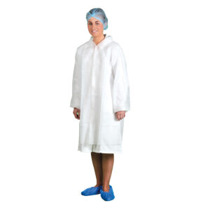 Halat de unică folosință pentru vizitatori PP (PK200) XXL R Alb