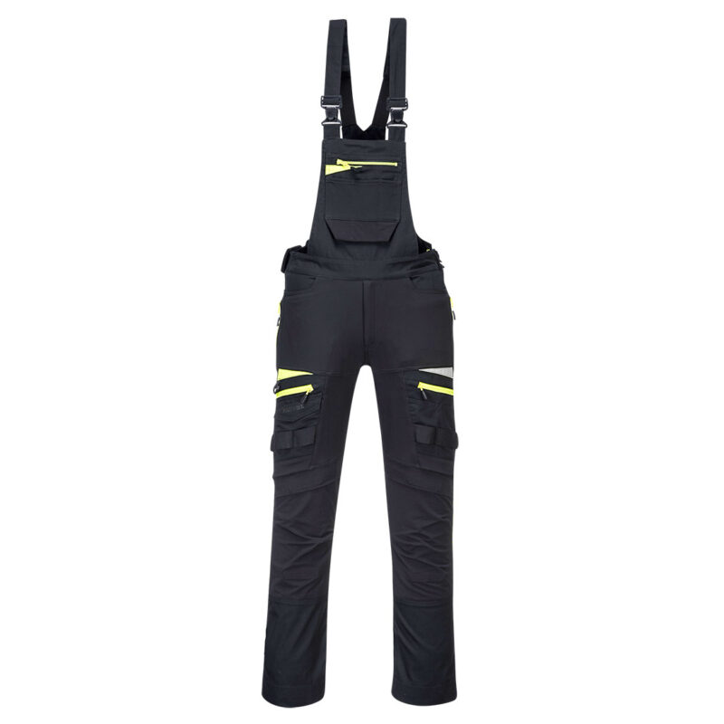 Pantaloni cu pieptar gama DX4 XXXL R Negru