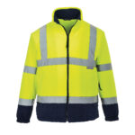 Fleece Hi-Vis Contrast XXXL R Galben/Navy
