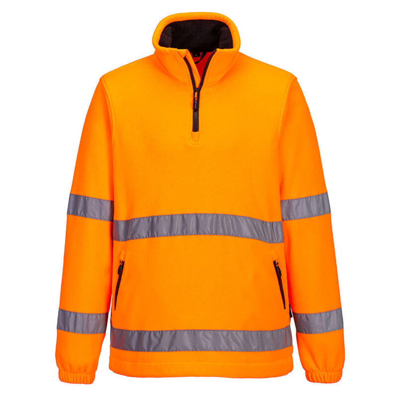 Hi-Vis 1/2 Zip Fleece XXXL R Portocaliu