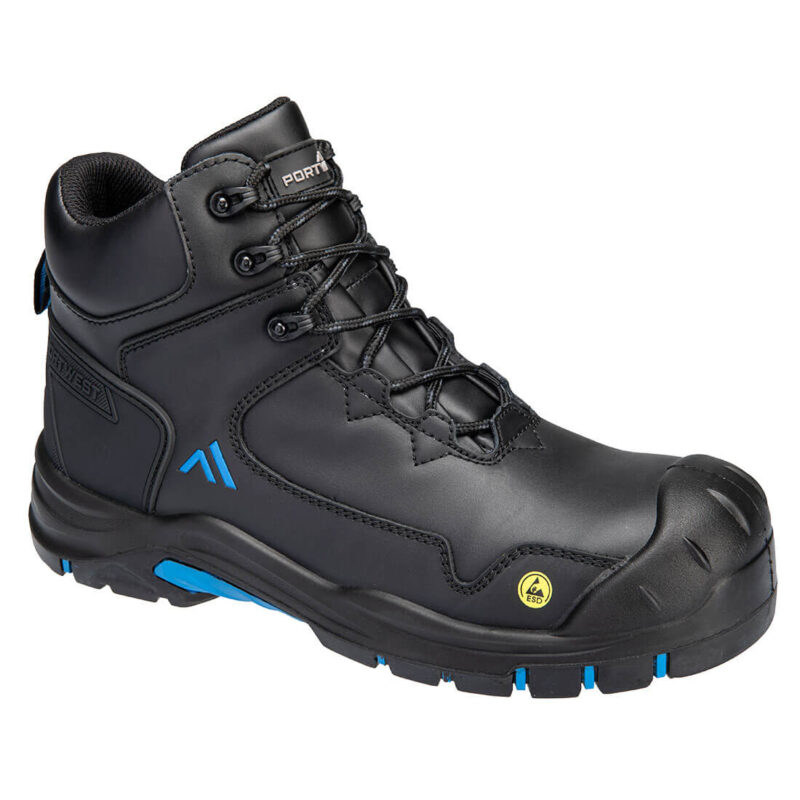 Apex Composite Mid Boot S3S ESD HRO SR SC FO 47 B Negru/Albastru