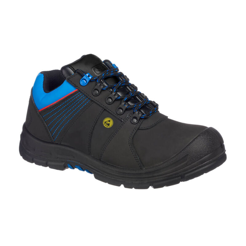 Pantof de protecție Portwest Compositelite Protector S3 ESD HRO 47 B Negru/Albastru