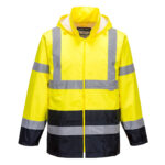 Jacheta de Ploaie Hi-Vis Contrast XXXL R Galben/Navy