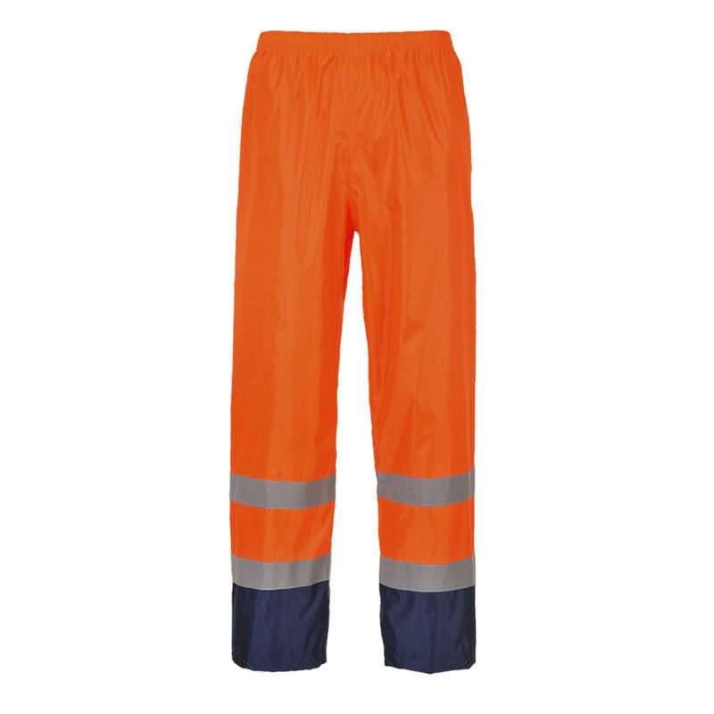 Pantaloni de Ploaie Hi-Vis Classic Contrast XXXL R Portocaliu/Navy