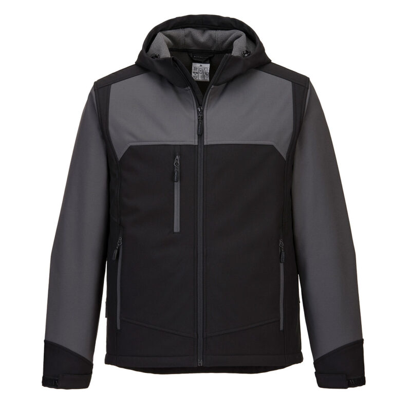 KX3 Softshell cu Glugă (3L) XXXL Y Negru/Gri