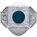 EAGLE FFP2 Masca de Respiratie plata cu supapă de carbon (Pk10)  R Alb