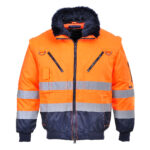 Jacheta Pilot 3 in 1 Hi Vis XXXL R Portocaliu/Navy