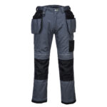 PW3 Pantaloni de lucru Stretch  Holster 48 R Gri Zoom/Negru