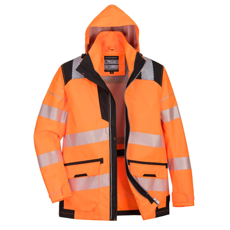Jacheta PW3 Hi-Vis 5-in-1 XXXL R Portocaliu/Negru