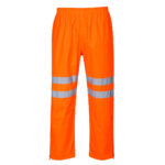 Pantaloni de ploaie respirabili Hi-Vis XXXL R Portocaliu