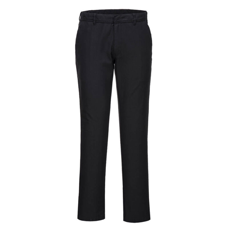 Pantaloni chino subțiri elastici pentru femei 40 R Negru