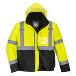 Jacheta  Contrast Bomber Hi-Vis L R Galben/Negru