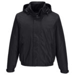Jacheta Bomber Calais. XXXL R Negru
