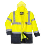 Jachetă Hi-Vis 5-in-1 Contrast Essential XXXL R Galben/Negru