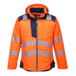 PW3 Jacheta de iarna HiVis XXXL R Portocaliu/Navy