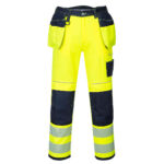 PW3 Pantaloni de lucru Holster Hi-Vis 48 R Galben/Navy
